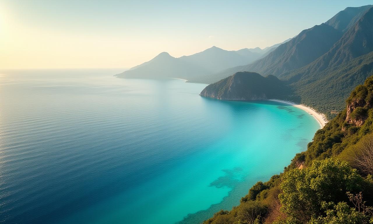 Vue panoramique d'une destination de luxe